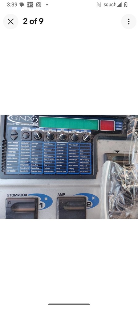 DigiTech GNX2 GeNetX Guitar Pedal Effects Processor RARE VERSION 🎸 🔥tested USA