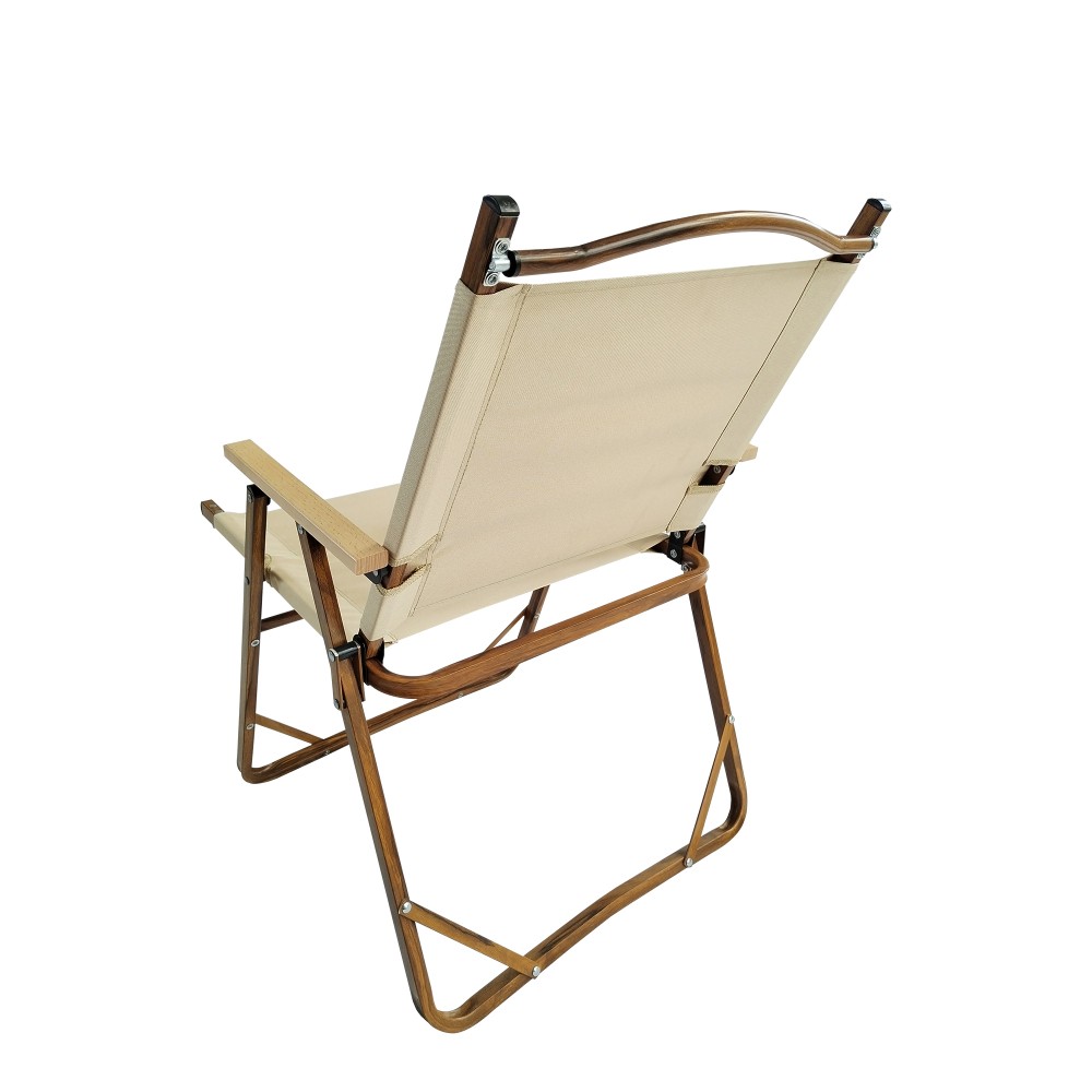 Foldable Patio Table Outdoor Dining Camping Picnic X-Leg Solid Wood