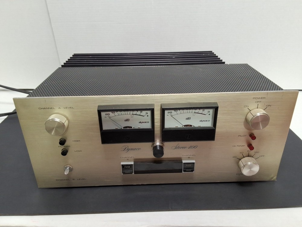 DYNACO 400 Stereo Power Amplifier - WORKING