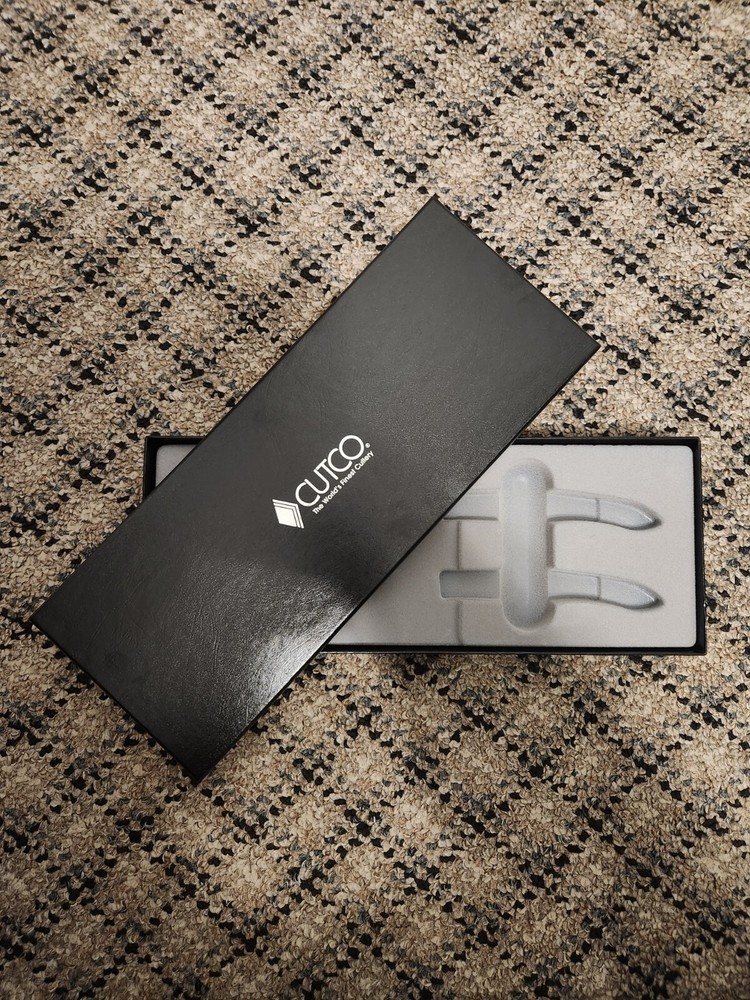 Empty Cutco Box Black 12-3/4 × 5