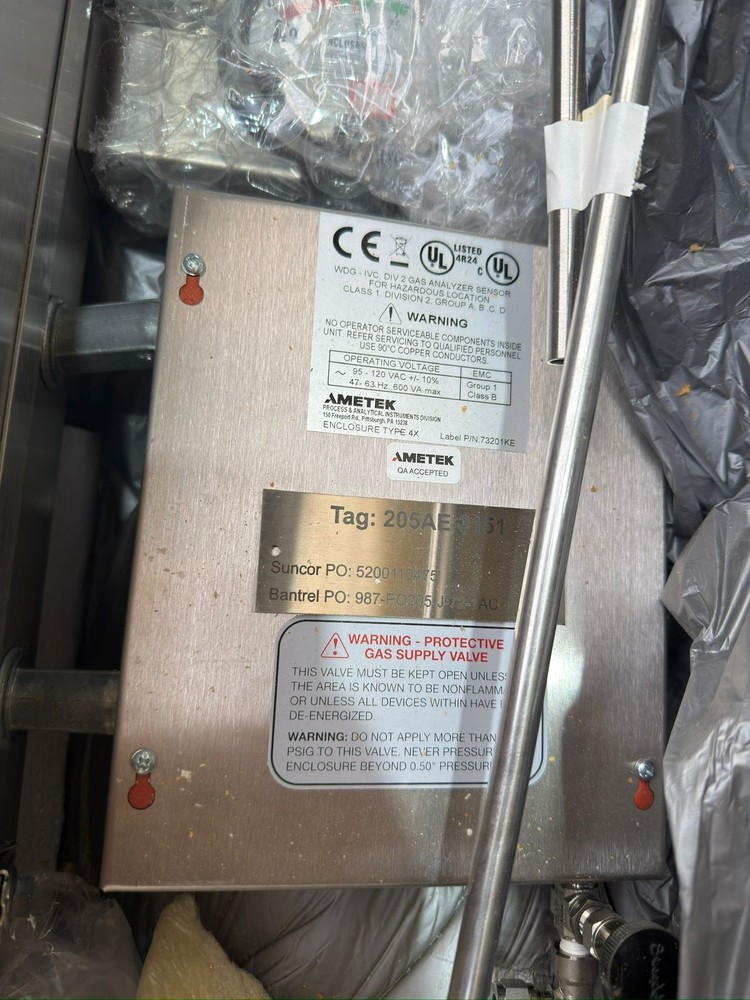 AMETEK WDG-IV UOP/RP OXYGEN ANALYZER