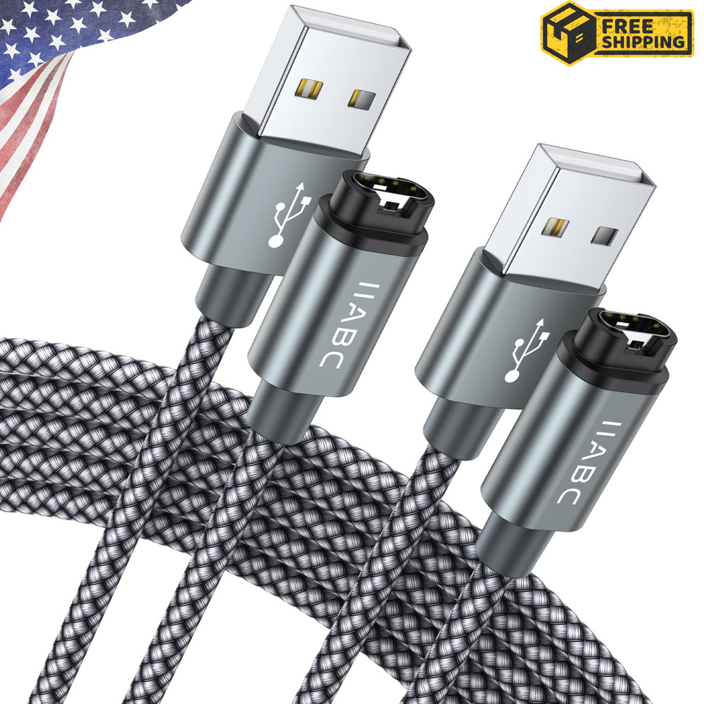 Compatible for Garmin Watch Charger Cable (2 Pack)