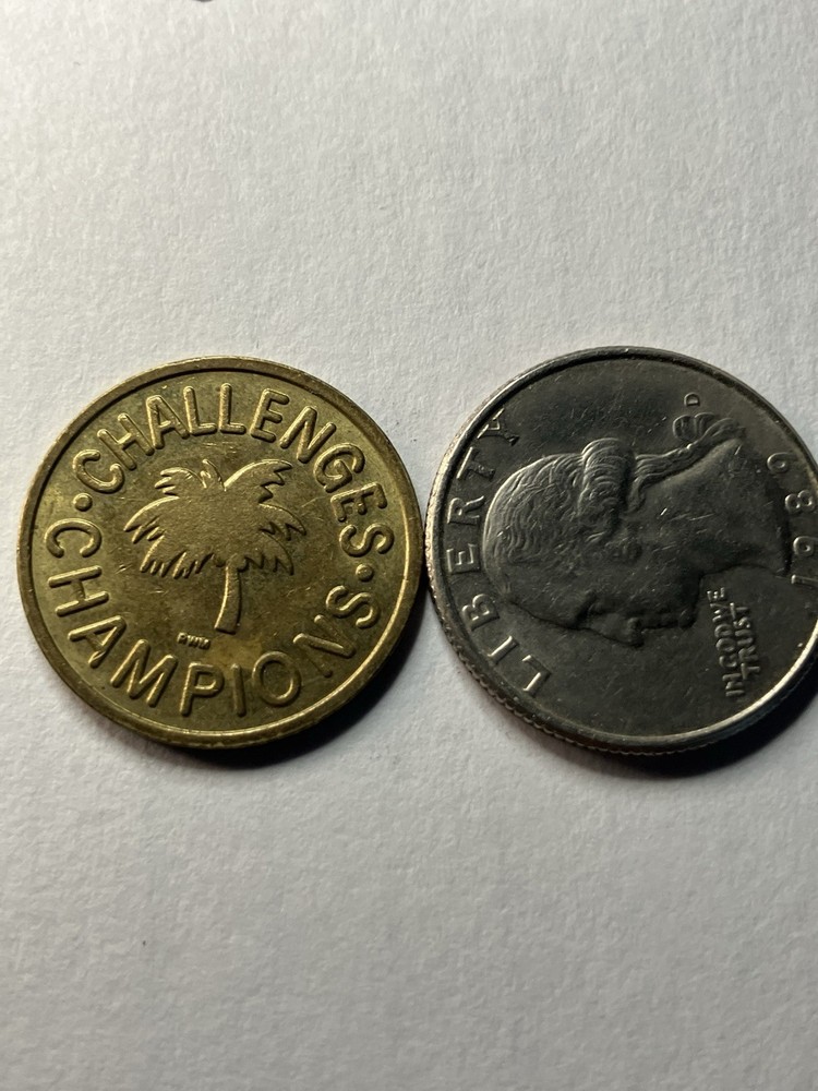 Vintage Champions Challenges Arcade Token #ud1