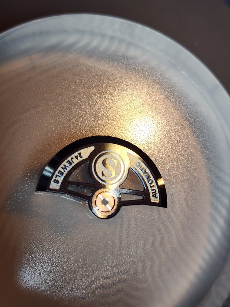 Custom NH35 Series Oscillating Rotor Dark Blue