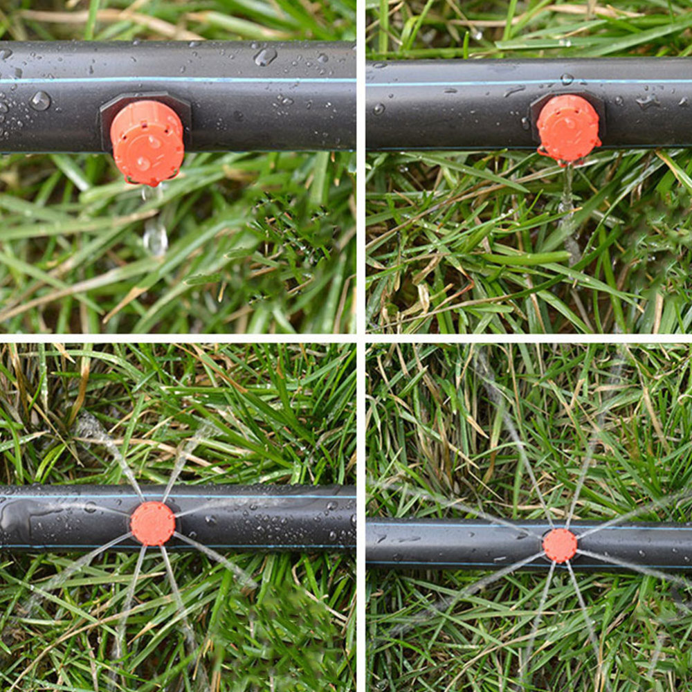 100PCS adjustable drip emitters Garden Irrigation Drippers Micro Dripper