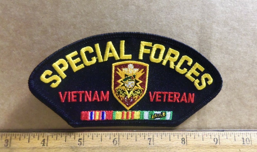Special Forces Vietnam Veteran Embroidered Patch
