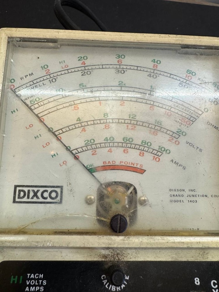Vintage Dixco Pro-Tester 10 Diagnostic Analyzer Model 1403 – Untested