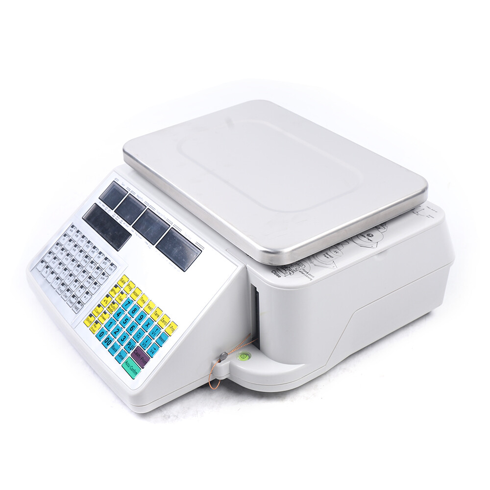 66lbs Digital Computing Price Scale Supermarket Barcode Printer Electronic Scale