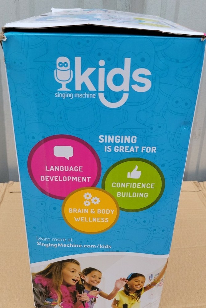 💥 Singing Machine SMK250BG Kids Bluetooth Karaoke System