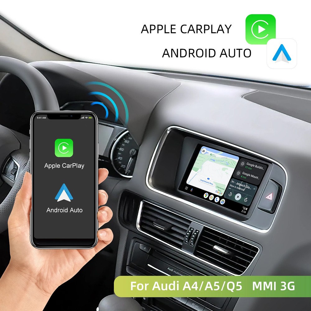 OEM Screen Wireless Carplay Upgrade Decoder Box KIT for Audi A4 A5 Q5 2008-2018