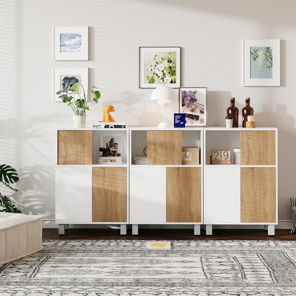 Buffet Sideboard Cabinet with Storage Kitchen Coffee Bar Console Table Cabinet