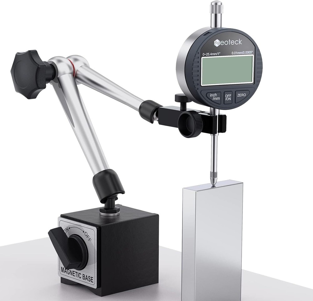 High Precision Accurate Digital Dial Indicator - Versatile - Switchable Ports