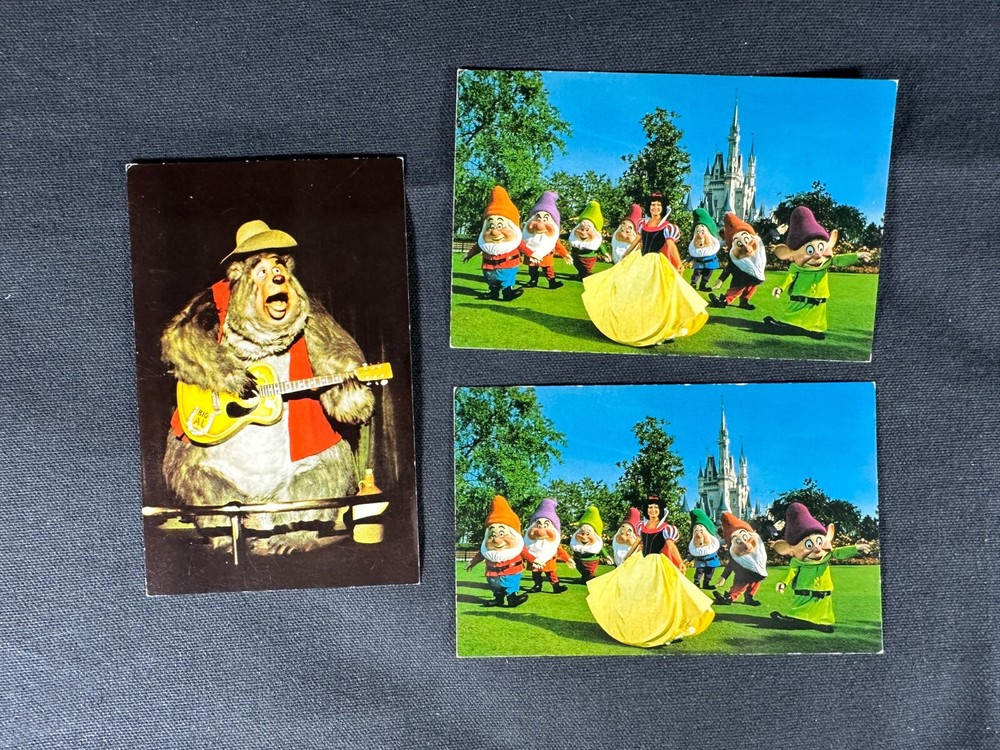 Disney World Postcards Jack Sparrow and misc