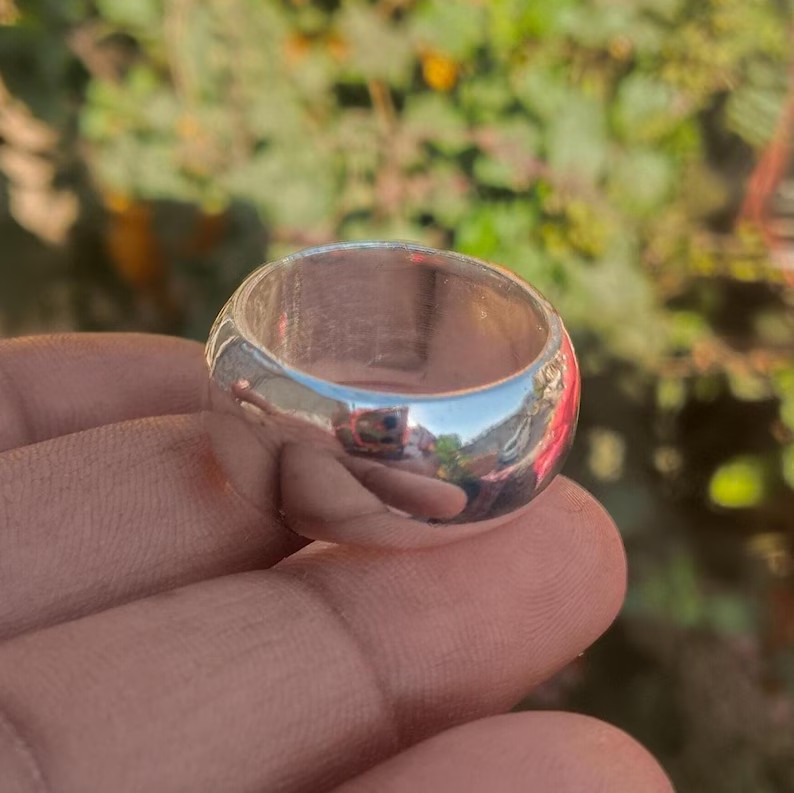 Solid 925 Sterling Silver Thumb Band Ring Handmade Statement All Size Ring R45