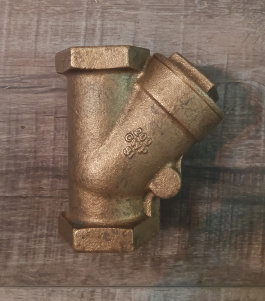 1" Female Threaded 200 CWP Y Swing Check Valve Brass