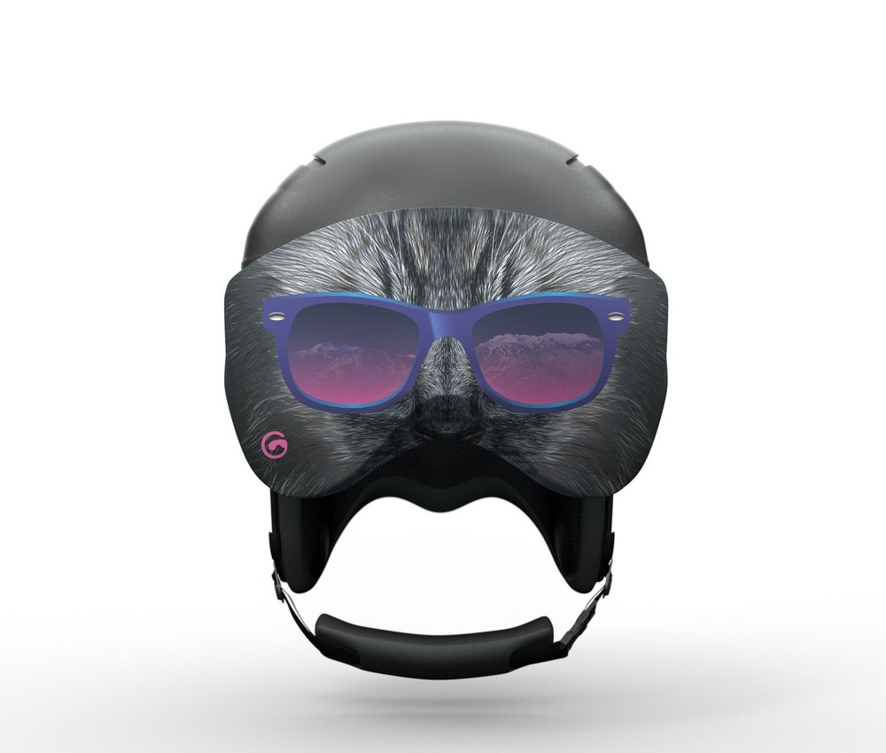 Gogglesoc Visorsoc Visor Cover, Bad Kitty