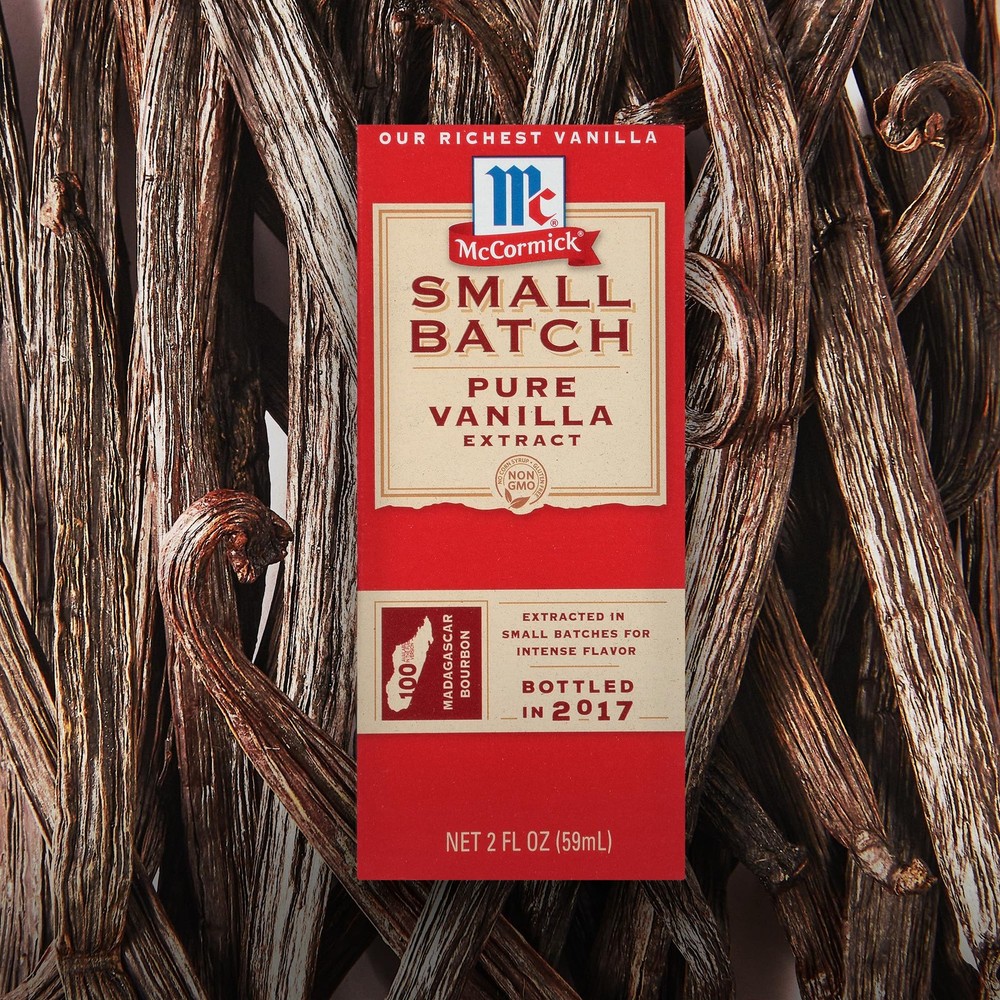 McCormick Vanilla Extract, Pure, Small Batch, No Corn 2 Fl Oz (Pack of 1)