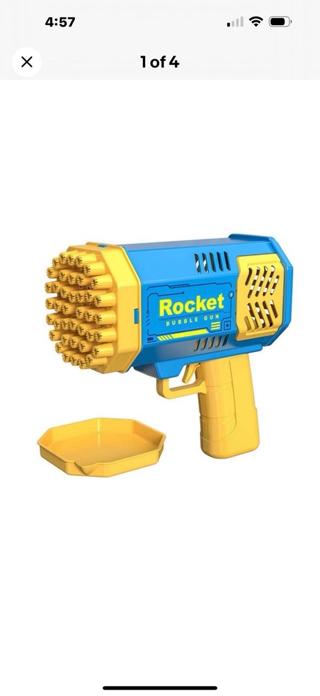 Bubble Gun Bazooka Bubble Machine Gun 69 Hole Bubble Blaster
