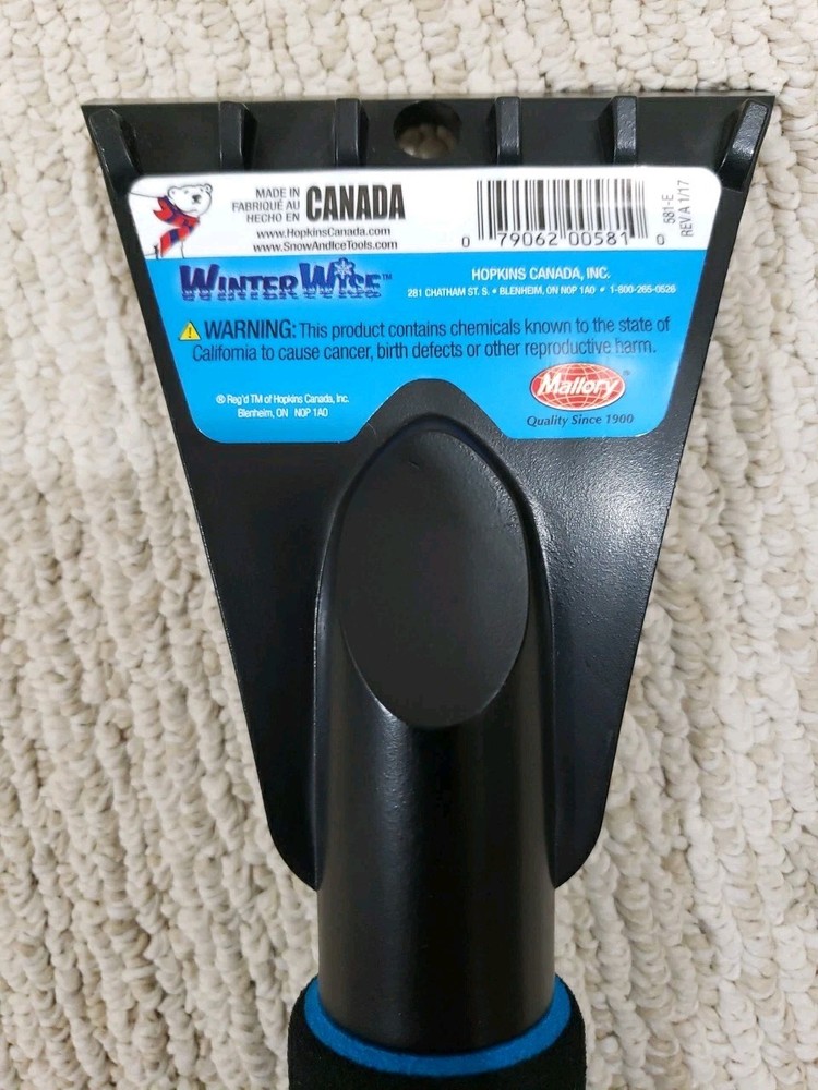 Telescoping Snow Brush And Scraper, 48", New W Tags And Locking Handle, 8" Head