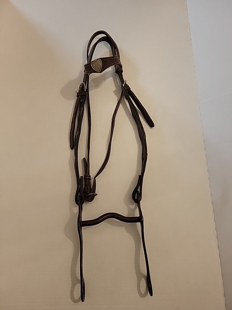 Vintage CROCKETT MARKED Bit With Bridle