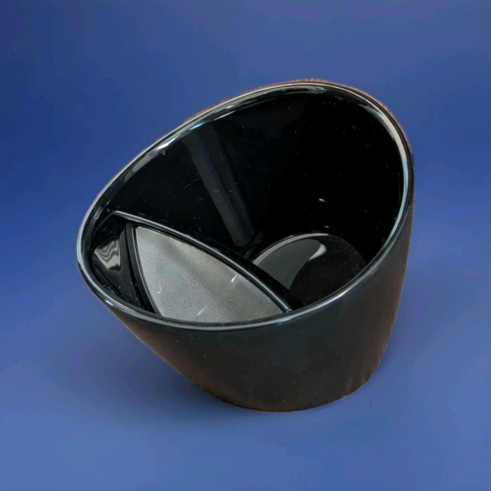 Authentic MAGISSO TEACUP TIPCUP W/ STRAINER Black