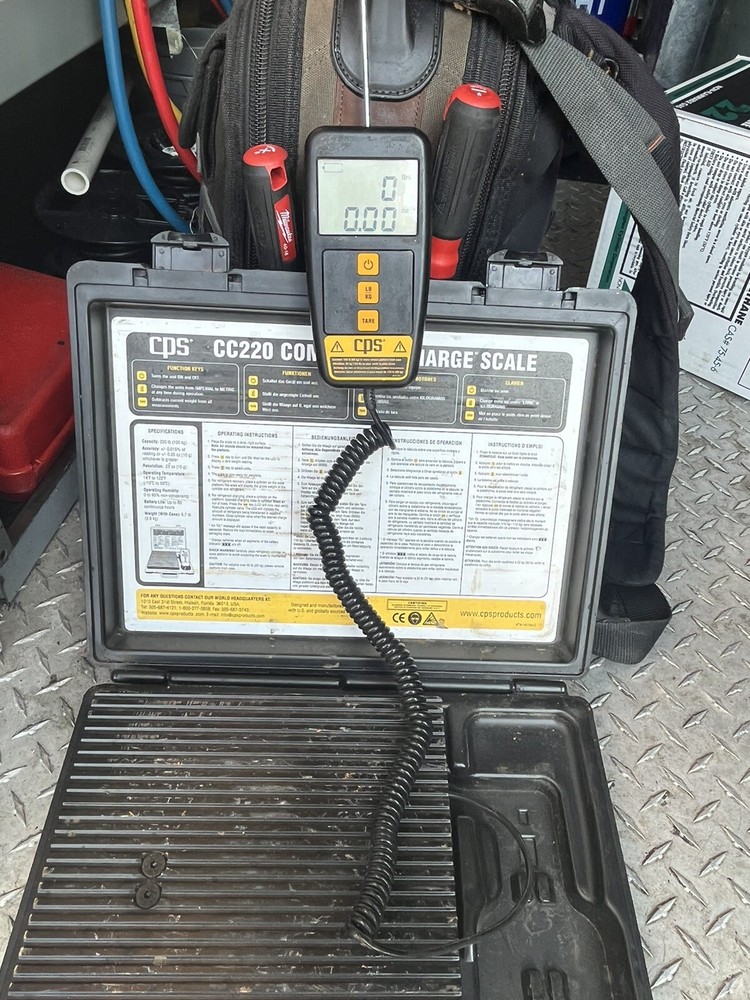 CPS CC220 Refrigerant Charging Scale