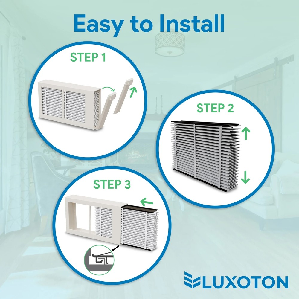 LUXOTON Activated Carbon Filter for AprilAire 413 Replacement Filter