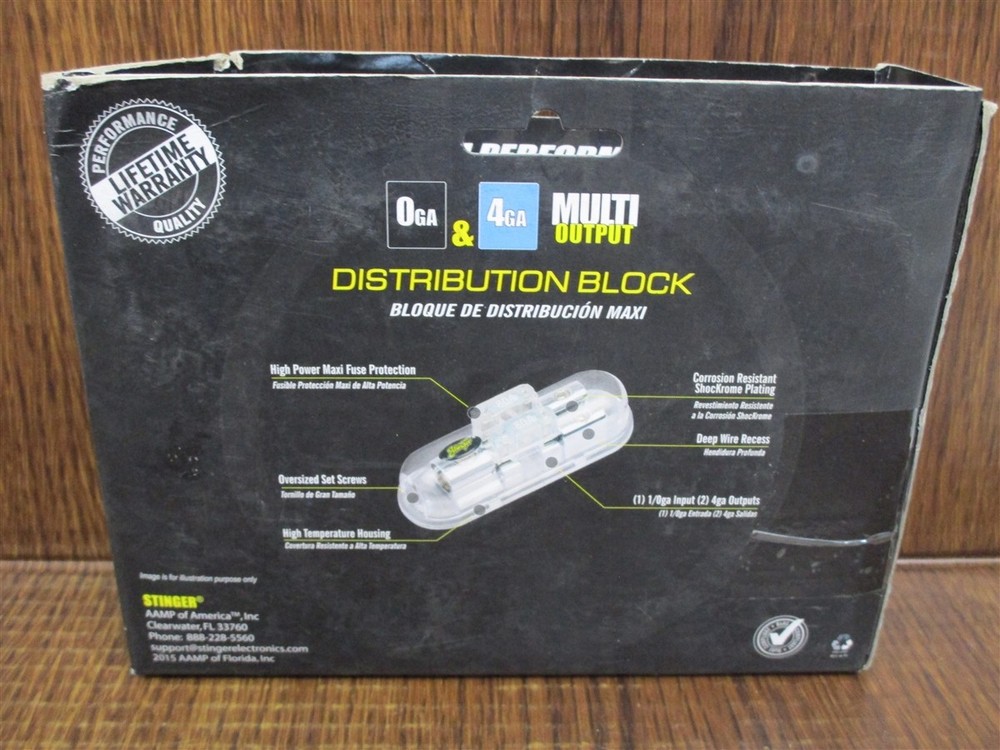 STINGER Disturibution Block SPD5621 4GA Multi Output NEW OB