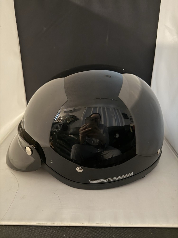 Motorcycle HELMET-BLACK