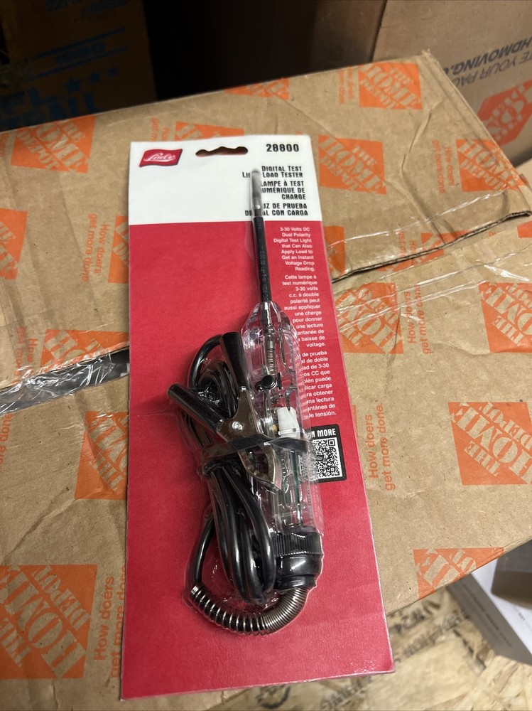 Lisle 28800 Digital Test Light With Load Tester