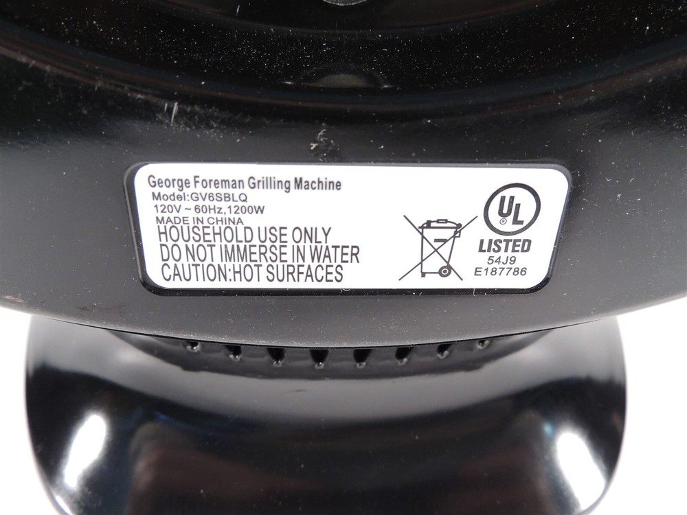 George Foreman Grilling Machine GV6SBLQ