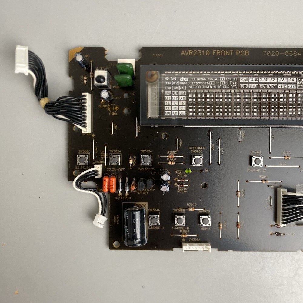 DENON AVR2310 REPLACEMENT FRONT DISPLAY PCB CIRCUIT BOARD 7028-06841-101-0