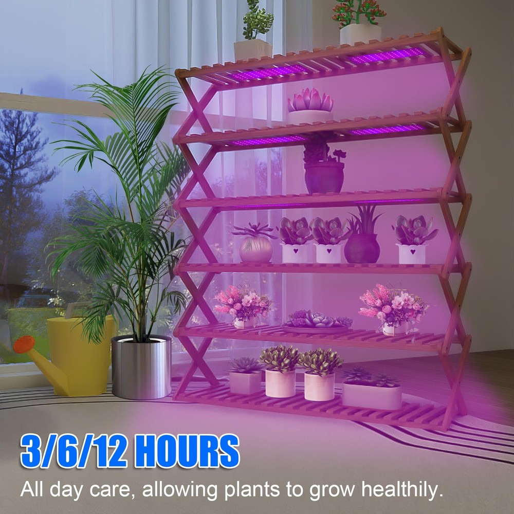 Indoor USB LED Grow Light with Timer for Plant Growth