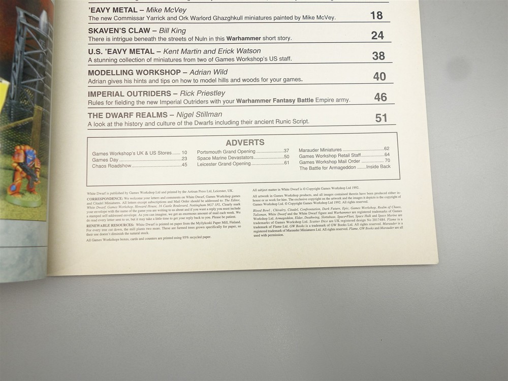White Dwarf: #152 August 1992 (Games Workshop)