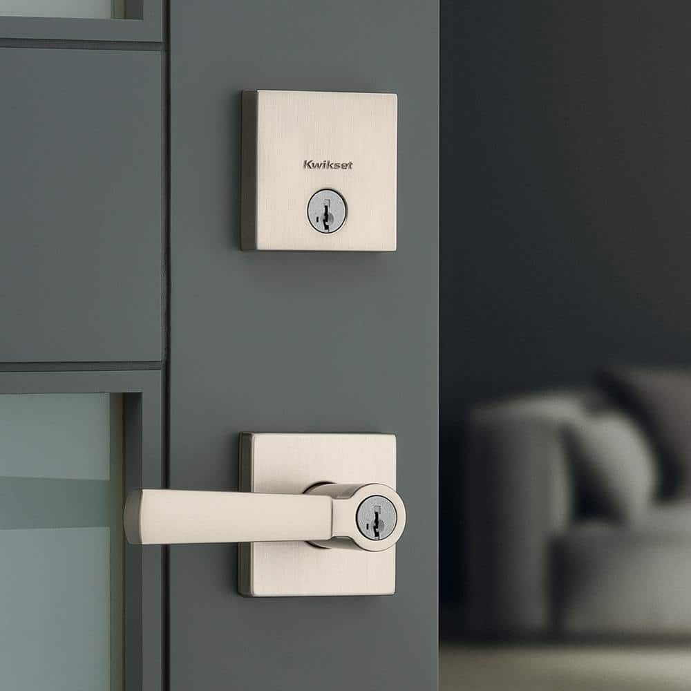 Kwikset Perth Keyed Entry Handle & Deadbolt Combo Pack