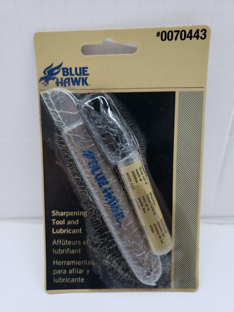 Blue Hawk Sharpening Tool And Lubricant  #0070443