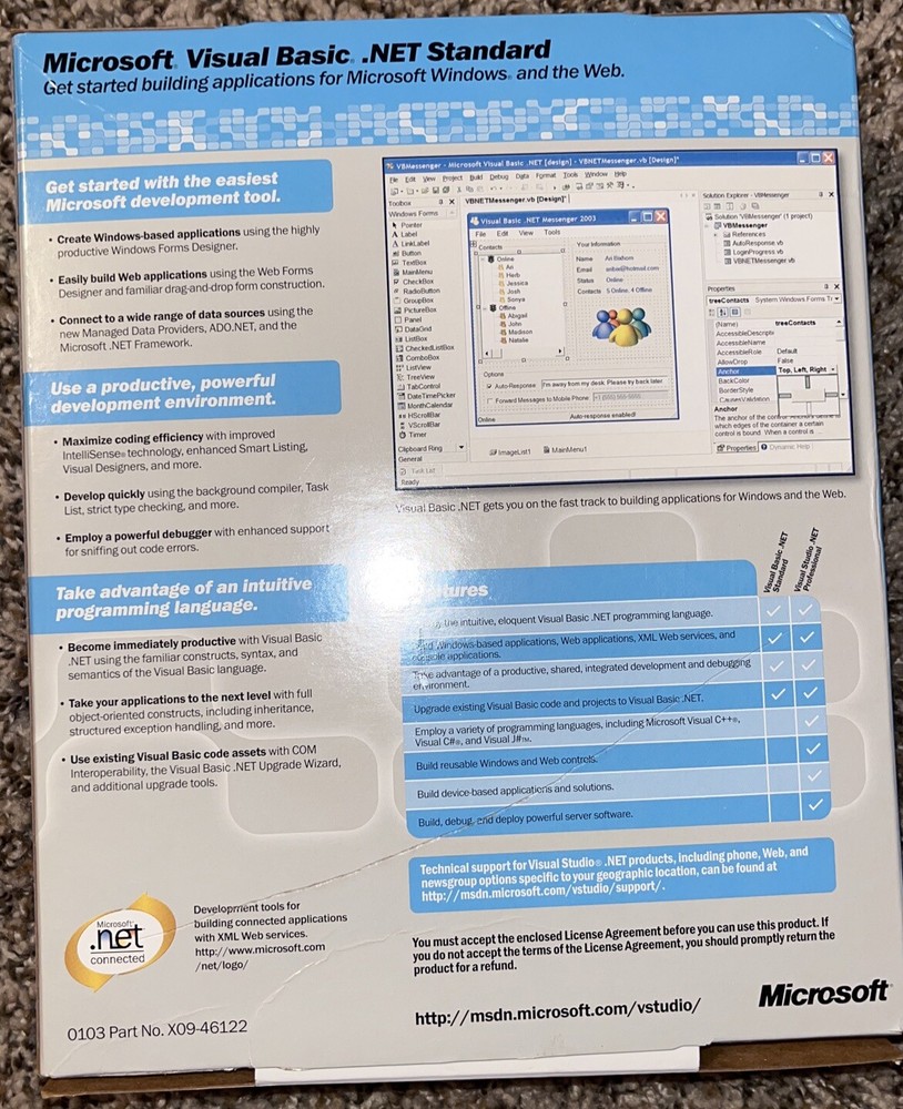 Microsoft Visual Basic .NET Standard 2003