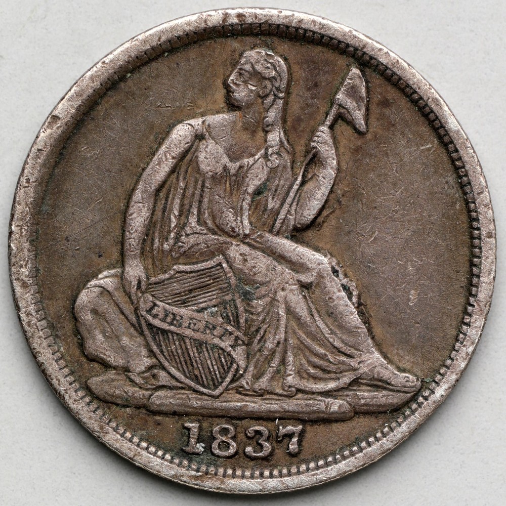 1837 Liberty Seated Half Dime