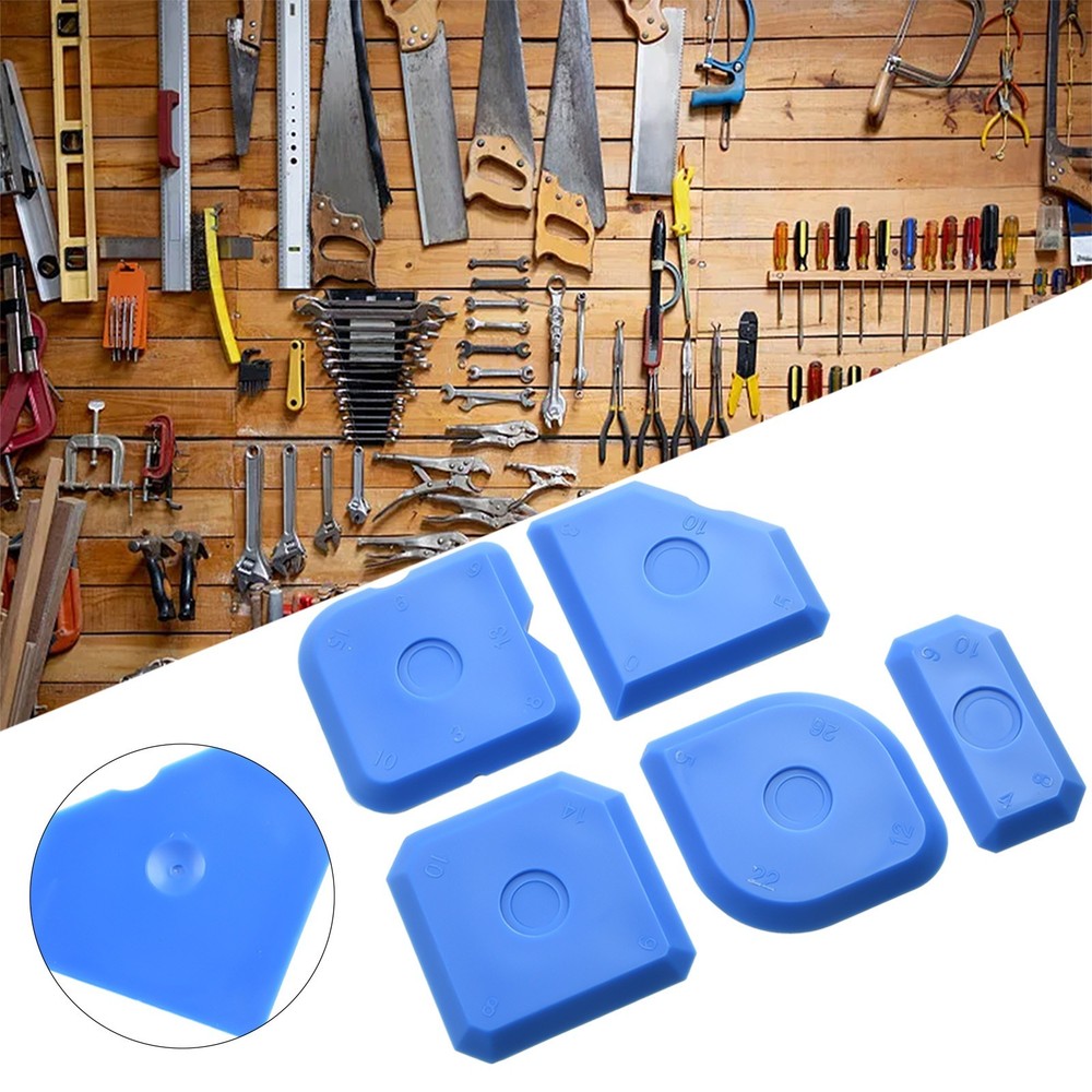 Easy and Efficient Silicone Application with 5 Piece Spreader Tool Set