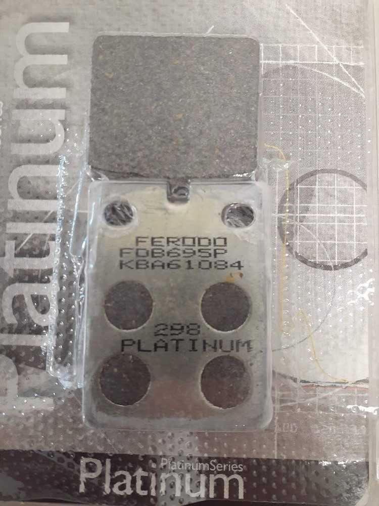 Set Of Two Piston Grimeca Brake Pads