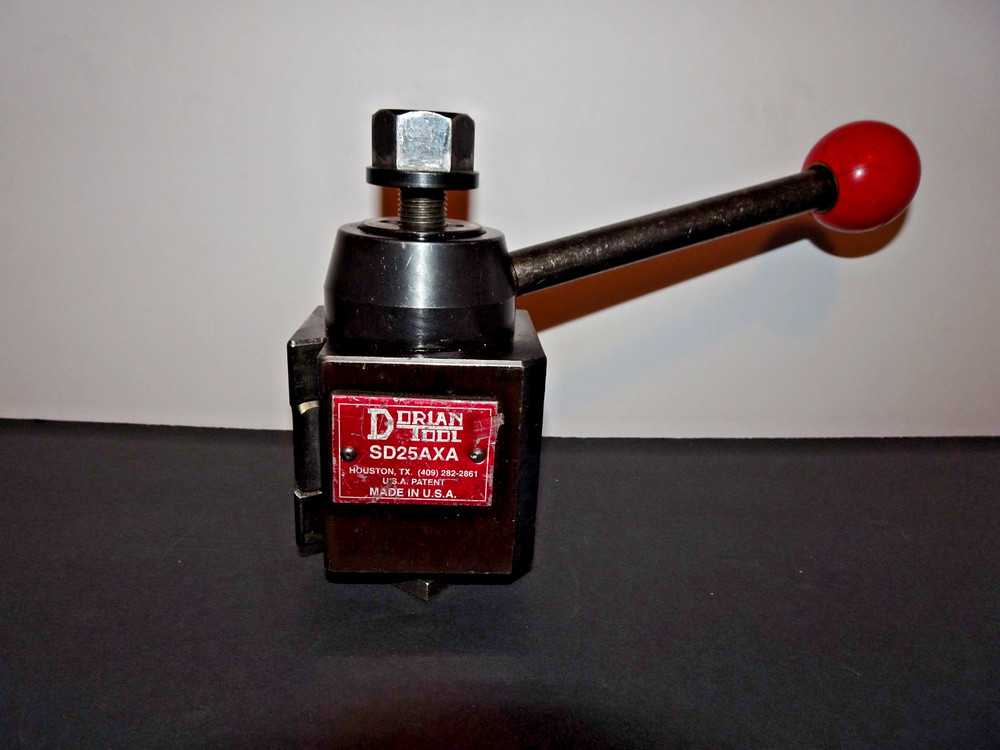 Dorian USA SD25AXA Quick Change Lathe Tool Post / 4 Tool Holders