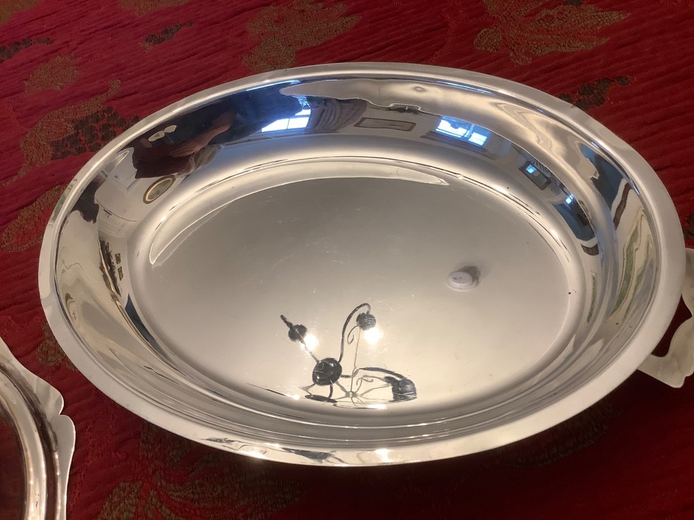 Vintage Yeoman Silver Plate Entree Serving Dish
