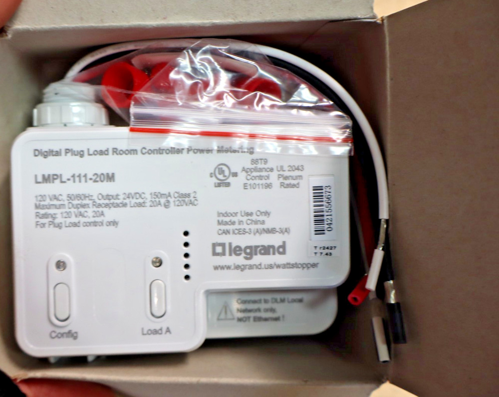 Legrand Wattstopper LMPL-111-20M DLM Plug Load Controller 20A