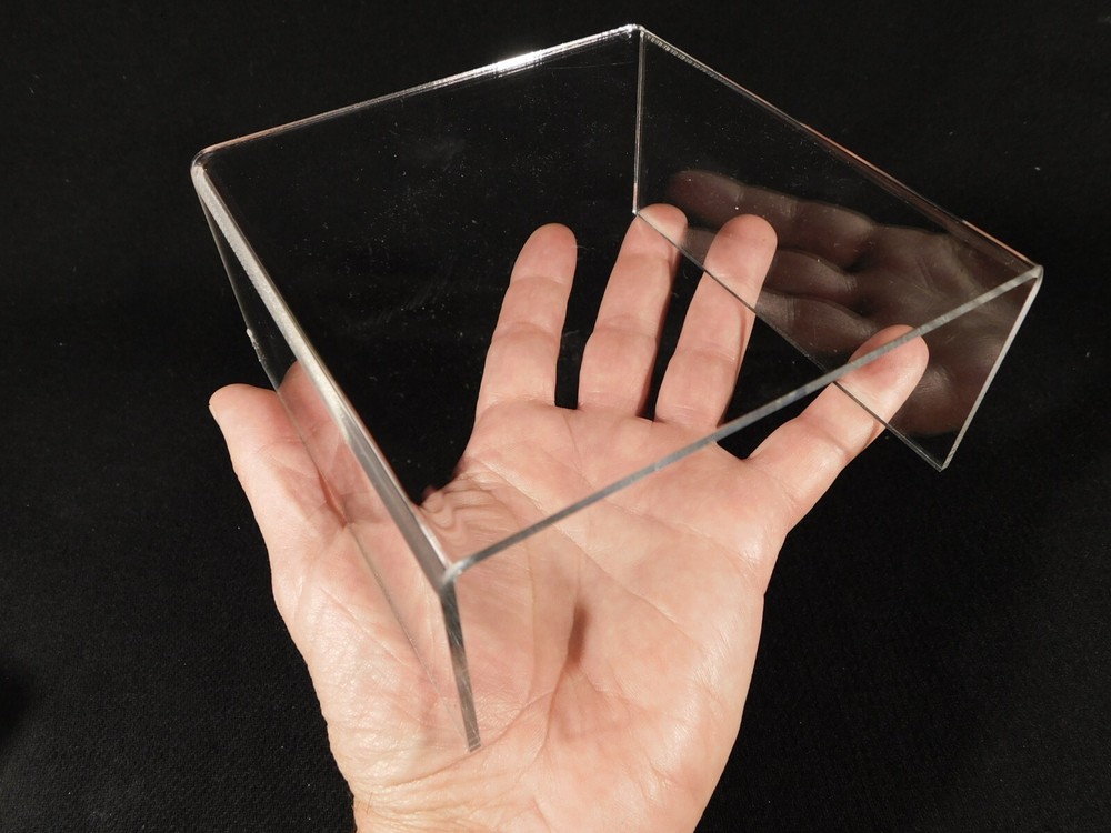 Display Stand Riser Type Short Clear Lucite Large Size