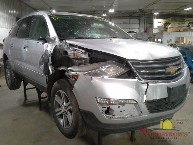 2015 Chevy Traverse Driver Front Headrest Only Gray Leather