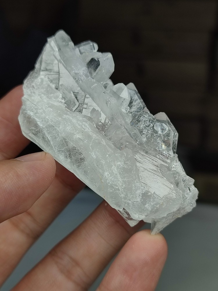 Faden Quartz Crystal With Good Luster & Nice Termination-Pak.
