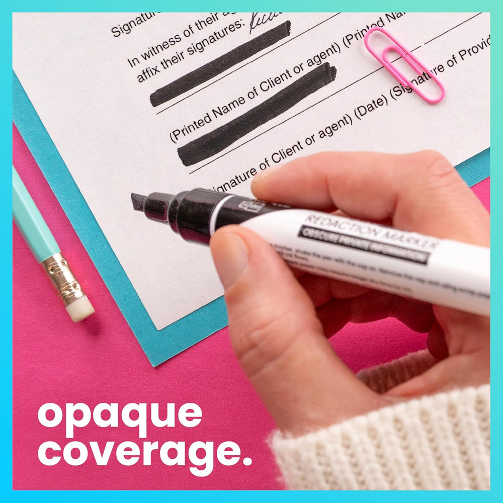 Excelmark Security Redaction Marker (6 Pack)