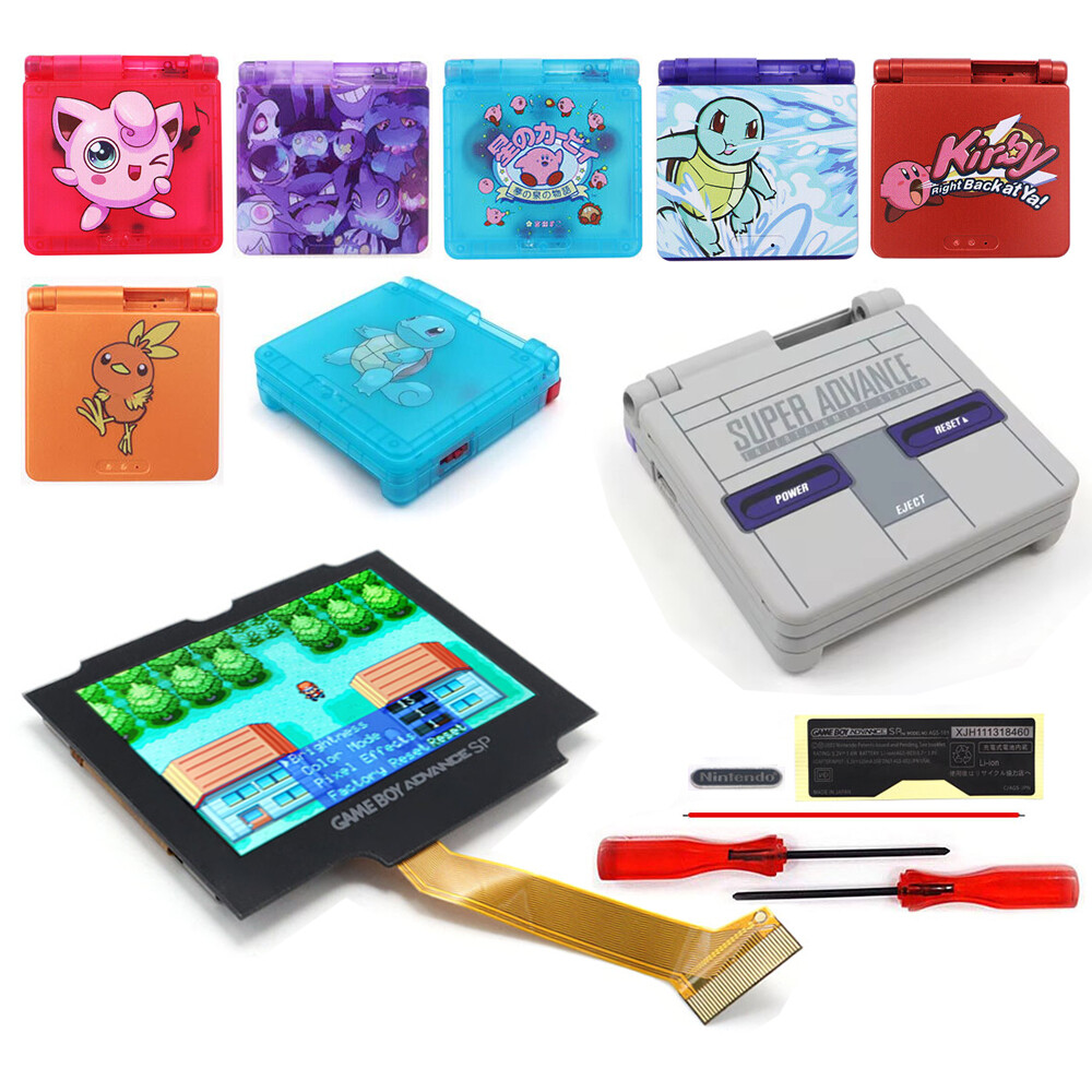 Gameboy Advance SP V5 Laminated Backlight IPS LCD Kit For GBA SP Custom Shell
