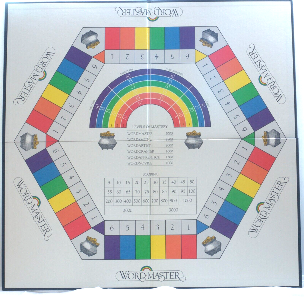 Word Master Game American Educational Board Game Complete 1977