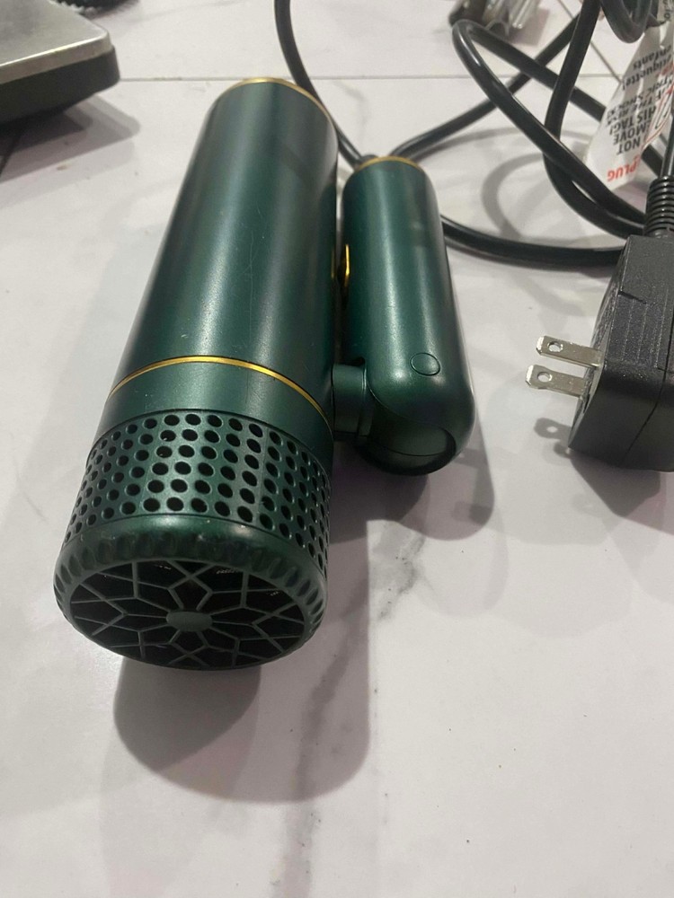 Green Ionic Hair Dryer - Compact Portable Lightweight